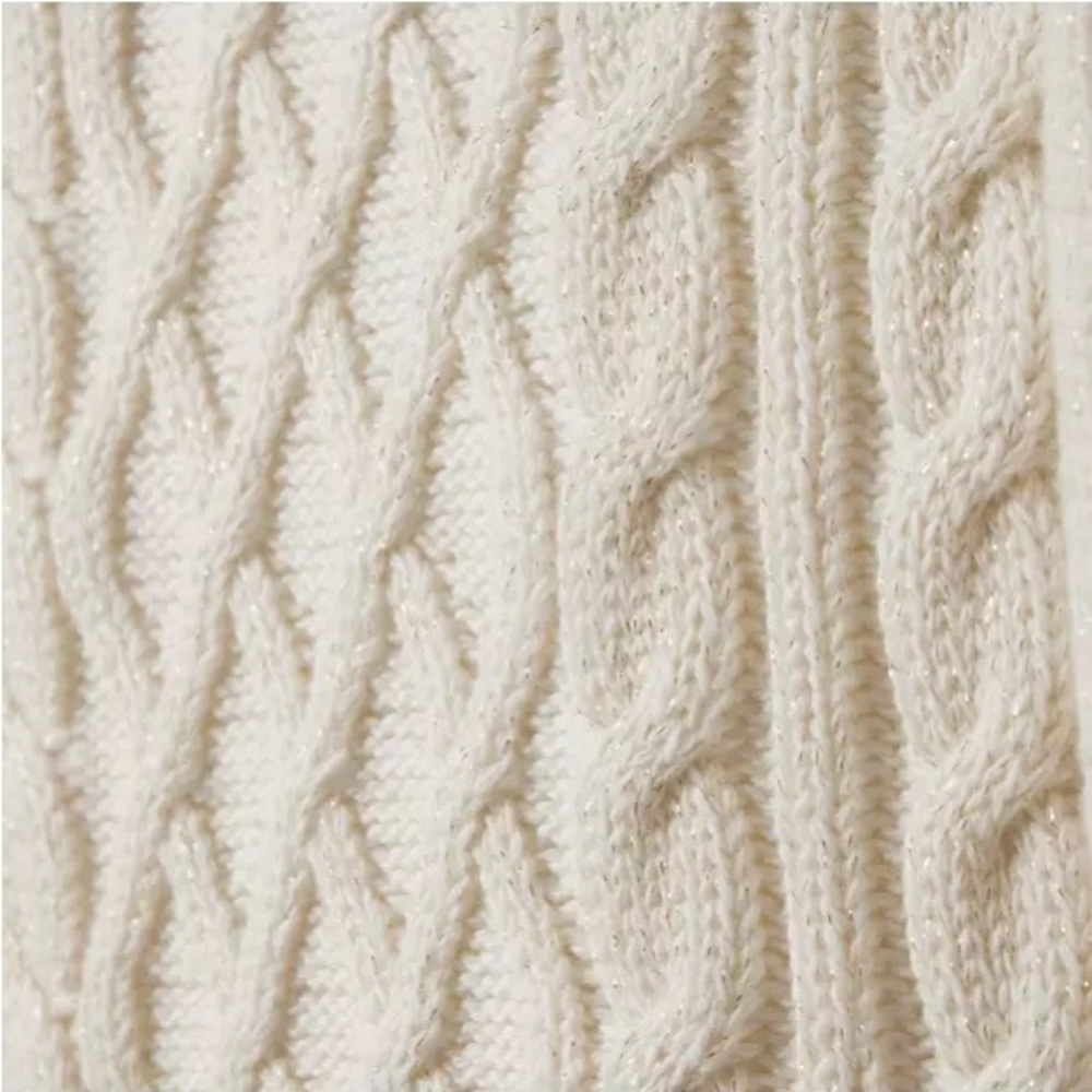 Janie And Jack Cable Knit Scallop Collar Sweater - Picture 9 of 16